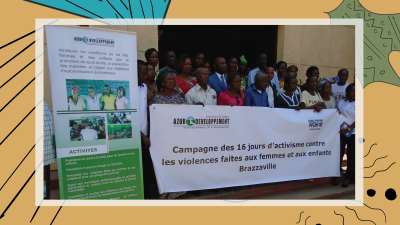  image linking to Semer le changement : AZUR Développement sensibilise à la violence basée sur le genre en République du Congo 