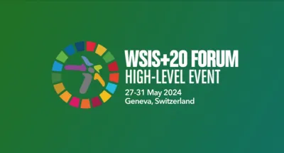 Image announcing the dates of WSIS+20 Forum High-Level Eevent 2024.